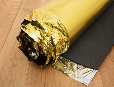 EURO Premium 7mm Gold Underlay – Extreme Acoustic & Thermal Insulation (7.5m² Roll)