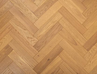 Euro Renhold Select Oak Engineered Herringbone - 15mm Brushed UV Lacquered