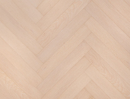 Euro Heritage 8 mm Herringbone Laminate – Arctic White Oak