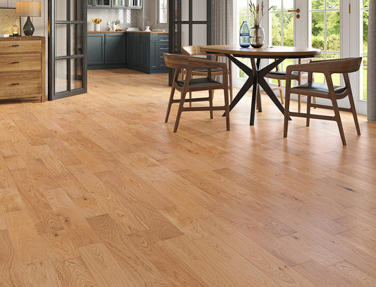 Euro Ravensden Light Oak UV Lacquered Engineered Wood Flooring