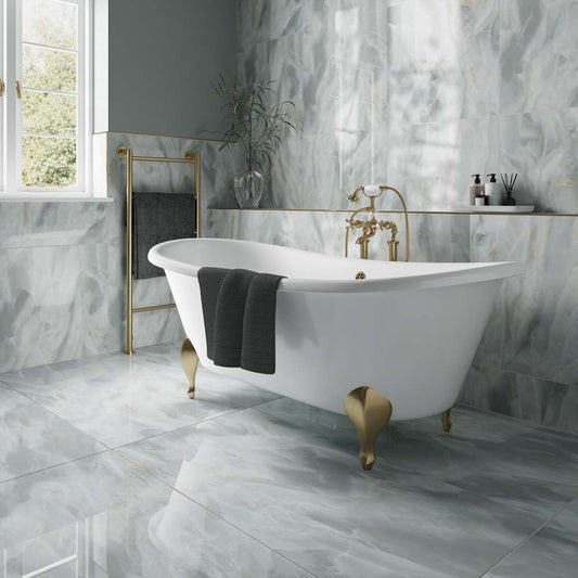Aphrodite Emerald Glazed Porcelain Tile - 600x600mm
