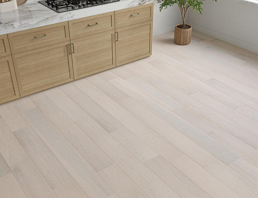 Euro Marston Whitewashed Oak Engineered Wood - 14mm x 180mm Brushed UV Oiled