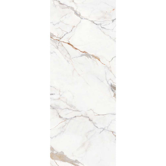 Aqua Wall™ Corinthia: Elegant Calacatta Matt SPC Waterproof Wall Panel (950mm x 2400mm)