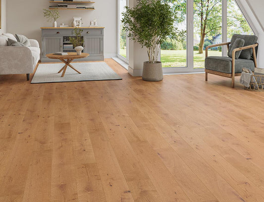 Euro Turvey Manor Dark Oak Engineered Wood - 14mm x 180mm UV Lacquered