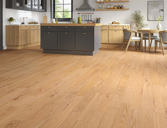 Euro Flitton Rustic Oak Engineered Wood - 20mm x 190mm Brushed UV Oiled