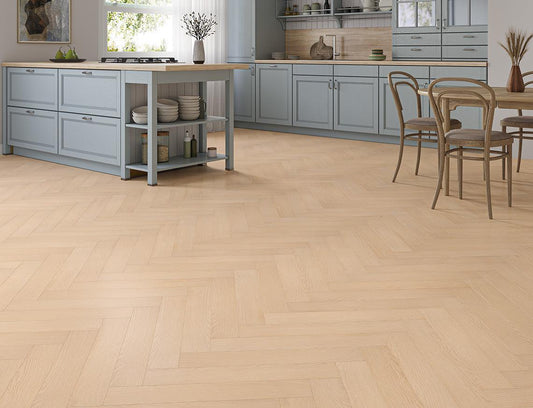 Euro Heritage 8 mm Herringbone Laminate – Golden Honey Oak