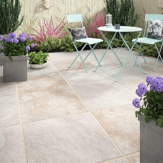 Adlington White Matt Glazed Porcelain Tile - 600x600x20mm