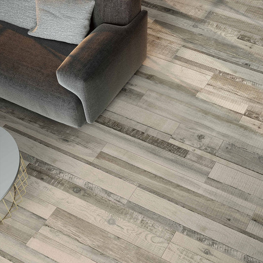 Darwin Grey: Premium 200mm x 1200mm Wood Effect Porcelain Wall and Floor Tile