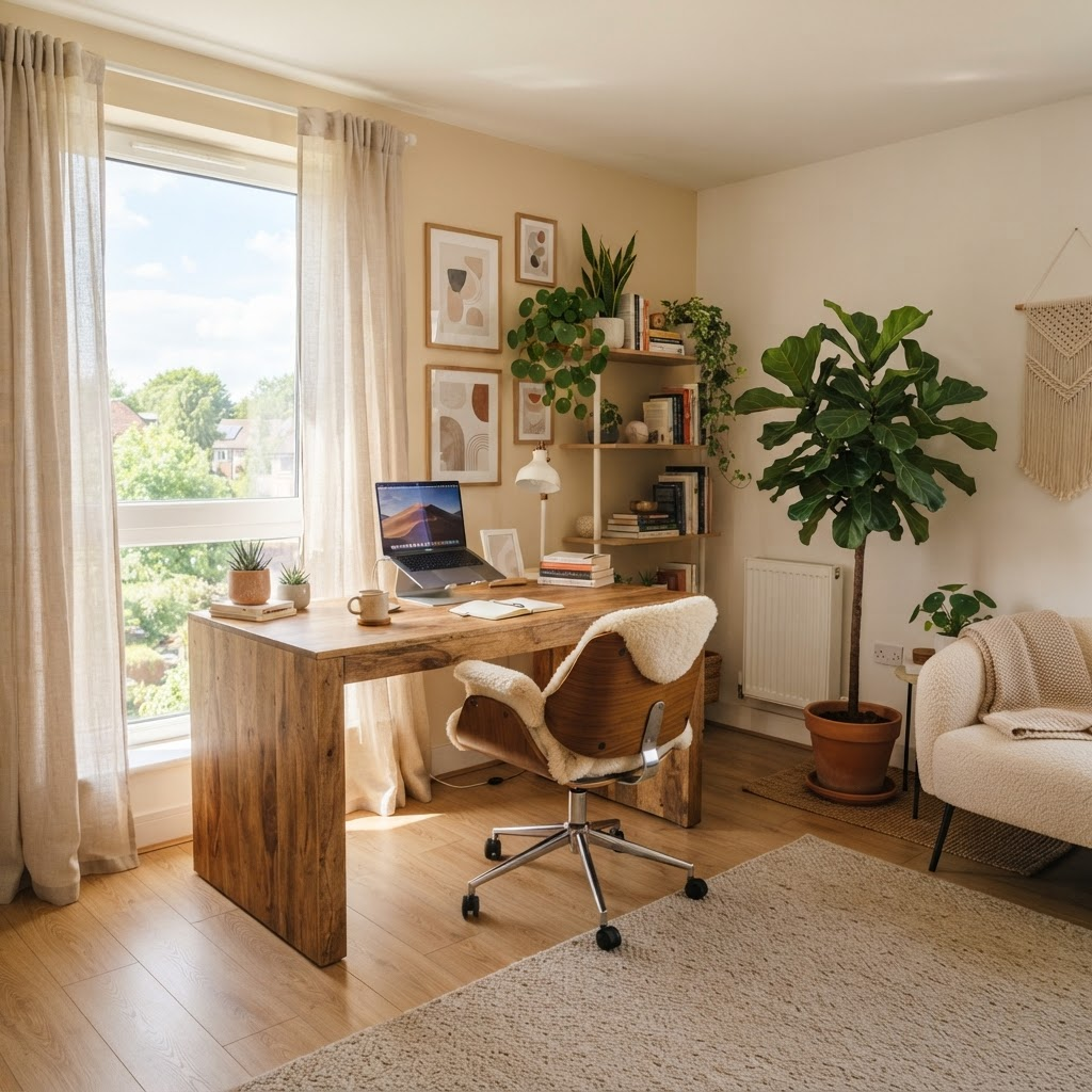 Home office featuring Urban Ash Grey