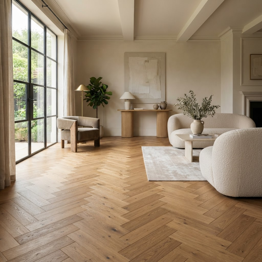 Chevron Aged Oak