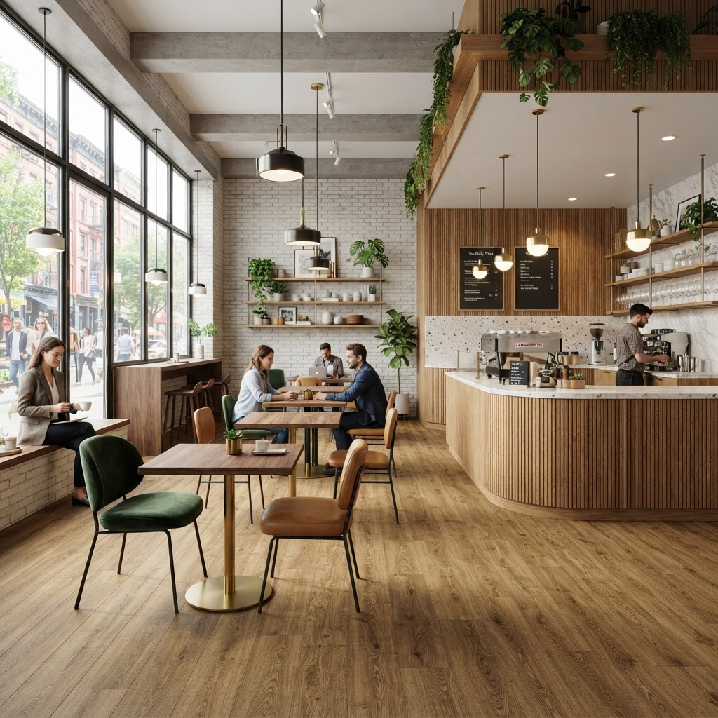 Commercial with premium flooring