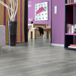 KRONOTEX Exquisite - Petterson Grey Oak - 8mm Laminate Flooring