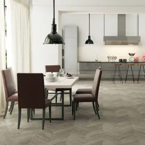 FAUS Masterpieces - Grey - 8mm Water-Resistant Laminate Flooring