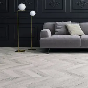 FAUS Masterpieces - Light Grey - 8mm Water-Resistant Matt Laminate Flooring