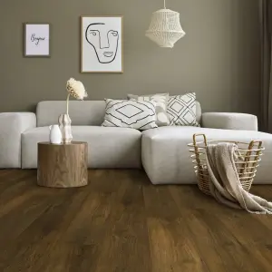 LEADER-TEC Comfort Luxe Plus - Warm Sable Oak - 12mm Laminate Flooring