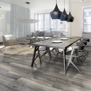 KRONOTEX Exquisite Plus - Harbour Grey Oak - 8mm Laminate Flooring