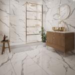 Hera Marble Glazed Porcelain Wall & Floor Tile - 600x1200mm