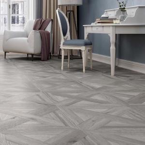 Argyll Parquet Grey Glazed Porcelain Wall & Floor Tile - 600x600mm