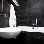 Fernanda Black Matt Glazed Porcelain Wall & Floor Tile - 308x615mm