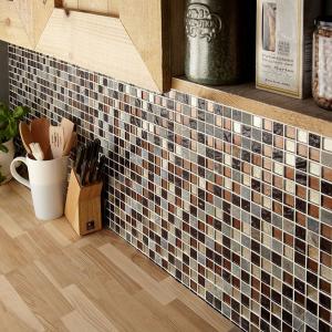 Cascade Glass & Stone Mix Mosaic Tile - 300x300mm