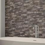 Oswald Grey Split Face Matt Porcelain Wall Tile - 150x610mm