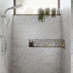 Kendal Bianco Glazed Porcelain Wall & Floor Tile - 600x300mm