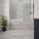 Kendal Bianco Glazed Porcelain Wall & Floor Tile - 600x300mm
