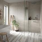 Pueblo Silver Ceramic Wall Tile - 300x900mm