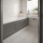 Rola Light Grey Matt Glazed Porcelain Tile - 300x600mm