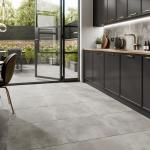 Loft Ash Glazed Porcelain Wall & Floor Tile - 600x600mm
