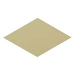 Rhomboid Yellow Ceramic Wall Tile - 152x263mm