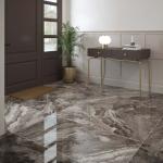 Kore Slate Grey Glazed Porcelain Wall & Floor Tile - 600x1200mm