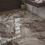 Kore Slate Grey Glazed Porcelain Wall & Floor Tile - 600x1200mm