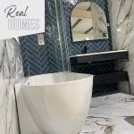 Hestia Viola Marble Glazed Porcelain Wall & Floor Tile - 600x600mm