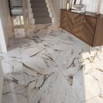 Hestia Viola Marble Glazed Porcelain Wall & Floor Tile - 600x600mm
