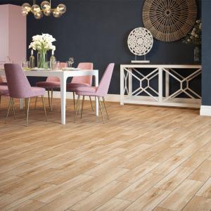 Sherwood Oak Glazed Porcelain Wall & Floor Tile - 600x150mm