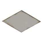 Vintage Rhomboid Light Grey Ceramic Wall Tile - 152x263mm