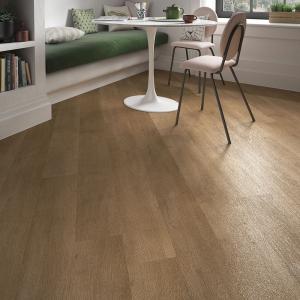 ClickLux Rigid Golden Beech 5mm SPC Laminate Flooring - 177.8x1219.2mm