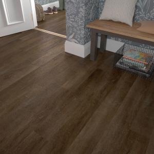 ClickLux Rigid Rich Walnut 5mm SPC Laminate Flooring - 177.8x1219.2mm