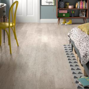 ClickLux Rigid Silver Birch 5mm SPC Laminate Flooring - 177.8x1219.2mm
