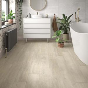 ClickLux Rigid Limed Oak 5mm SPC Laminate Flooring - 177.8x1219.2mm