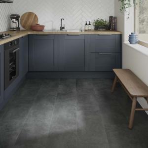 ClickLux Pinnacle Concrete Anthracite 6mm SPC Laminate Flooring - 305x610mm