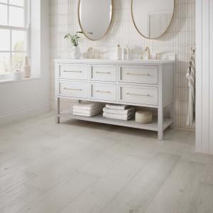 ClickLux Premium Limed Beech 6mm+1.5mm Underlay SPC Laminate Flooring - 228.6x1219.2mm