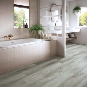 ClickLux Premium Ash Grey 6mm+1.5mm Underlay SPC Laminate Flooring - 228.6x1219.2mm
