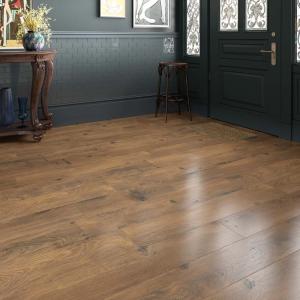 ClickLux Premium Warm Chestnut 6mm+1.5mm Underlay SPC Laminate Flooring - 228.6x1219.2mm