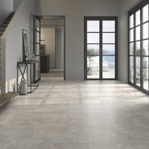 Mica Grey Glazed Porcelain Floor Tile - 600x600mm