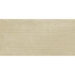 Loft Cream Waves Decor Glazed Porcelain Wall Tile - 300x600mm