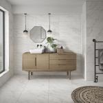 Terma White Decor Ceramic Wall Tile - 250x750mm