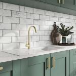 Metro Calacatta Gris Ceramic Wall Tile - 100x300mm