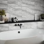 Laurent Grey Decor Matt Ceramic Wall Tile - 300x600mm